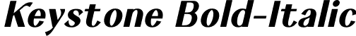 Keystone Bold-Italic font | Keystone-Bold-Italic.ttf