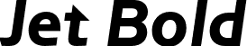 Jet Bold font | jet_bold_trial.otf