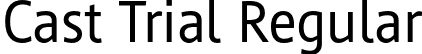 Cast Trial Regular font | Cast-Trial-Regular.otf