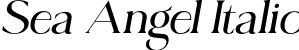 Sea Angel Italic font | Sea Angle Italic.otf