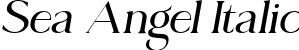 Sea Angel Italic font | Sea Angle Italic.ttf