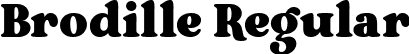 Brodille Regular font | BrodilleRegular-2OwdK.ttf