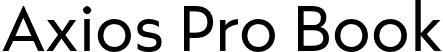 Axios Pro Book font | AxiosPro-Book.otf