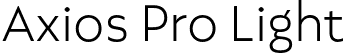 Axios Pro Light font | AxiosPro-Lt.otf