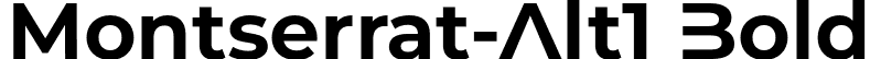 Montserrat-Alt1 Bold font | MontserratAlt1-Bold.otf