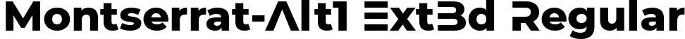 Montserrat-Alt1 ExtBd Regular font | MontserratAlt1-ExtraBold.ttf