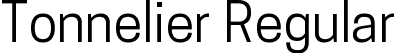 Tonnelier Regular font | Tonnelier-Book.ttf