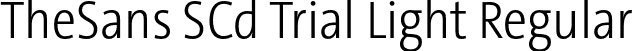 TheSans SCd Trial Light Regular font | TheSansSCd-3_Light_TRIAL.otf
