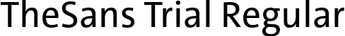 TheSans Trial Regular font | TheSans-5_Plain_TRIAL.otf