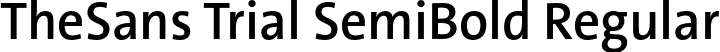 TheSans Trial SemiBold Regular font | TheSans-6_SemiBold_TRIAL.otf