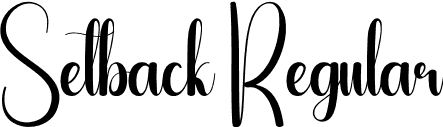 Setback Regular font | Setback.otf