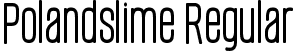 Polandslime Regular font | Polandslime.ttf