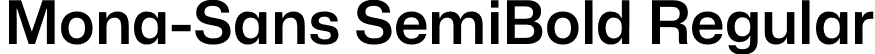 Mona-Sans SemiBold Regular font | Mona-Sans-SemiBold.otf