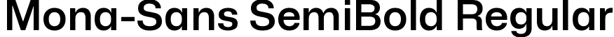 Mona-Sans SemiBold Regular font | Mona-Sans-SemiBold.ttf
