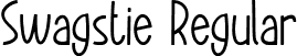 Swagstie Regular font | Swagstie.ttf