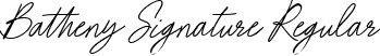 Batheny Signature Regular font | Batheny Signature.ttf