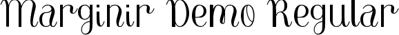 Marginir Demo Regular font | MarginirDemoRegular.ttf