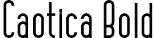 Caotica Bold font | Caotica-Bold.otf