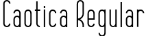 Caotica Regular font | Caotica-Regular.otf