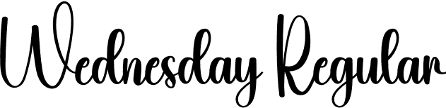 Wednesday Regular font | Wednesday.otf