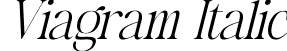 Viagram Italic font | Viagram-Italic.otf