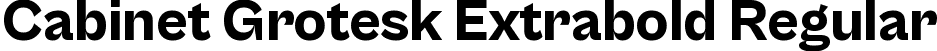 Cabinet Grotesk Extrabold Regular font | CabinetGrotesk-Extrabold.ttf