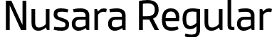 Nusara Regular font | Nusara-Regular.otf