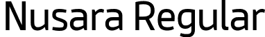 Nusara Regular font | Nusara-Regular.ttf