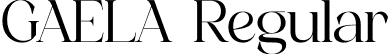 GAELA Regular font | GAELA.otf