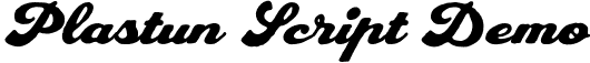 Plastun Script Demo font | plastunscriptdemo-8myyb.otf