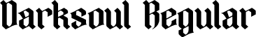 Darksoul Regular font | Darksoul.otf