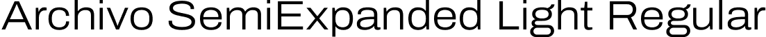 Archivo SemiExpanded Light Regular font | Archivo_SemiExpanded-Light.ttf