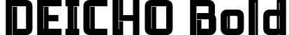 DEICHO Bold font | DEICHO-Bold.otf