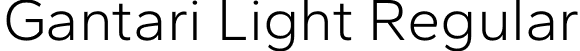 Gantari Light Regular font | Gantari-Light.otf