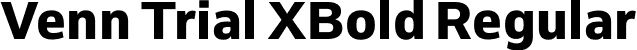 Venn Trial XBold Regular font | Venn_Trial_XBd.ttf