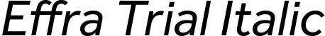 Effra Trial Italic font | Effra_Trial_It.ttf