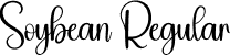 Soybean Regular font | Soybean.otf