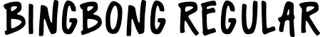 Bingbong Regular font | Bingbong-Demo.otf