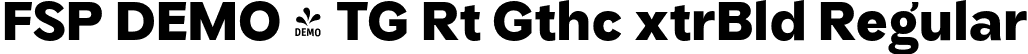 FSP DEMO - TG Rt Gthc xtrBld Regular font | Fontspring-DEMO-tgriotagothic-extrabold.otf