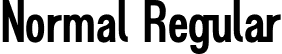 Normal Regular font | BajigoorMix_1.otf