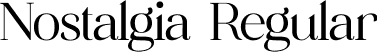 Nostalgia Regular font | Nostalgia.otf