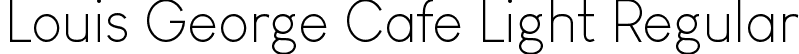 Louis George Cafe Light Regular font | Louis George Cafe Light.ttf