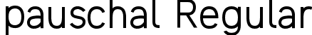 pauschal Regular font | pauschalVF.ttf