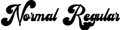 Normal Regular font | amderais-mvv0b.ttf