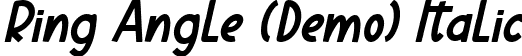 Ring Angle (Demo) Italic font | Ring Angle (Demo) Italic.ttf