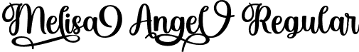 Melisa Angel Regular font | Melisa Angel.otf