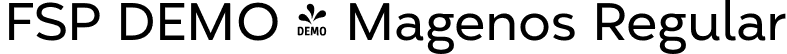 FSP DEMO - Magenos Regular font | Fontspring-DEMO-magenos-regular.otf