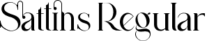 Sattins Regular font | sattins.ttf