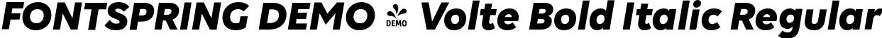 FONTSPRING DEMO - Volte Bold Italic Regular font | Fontspring-DEMO-volte-bolditalic.otf