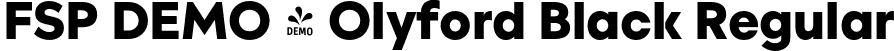 FSP DEMO - Olyford Black Regular font | Fontspring-DEMO-olyford-black.otf